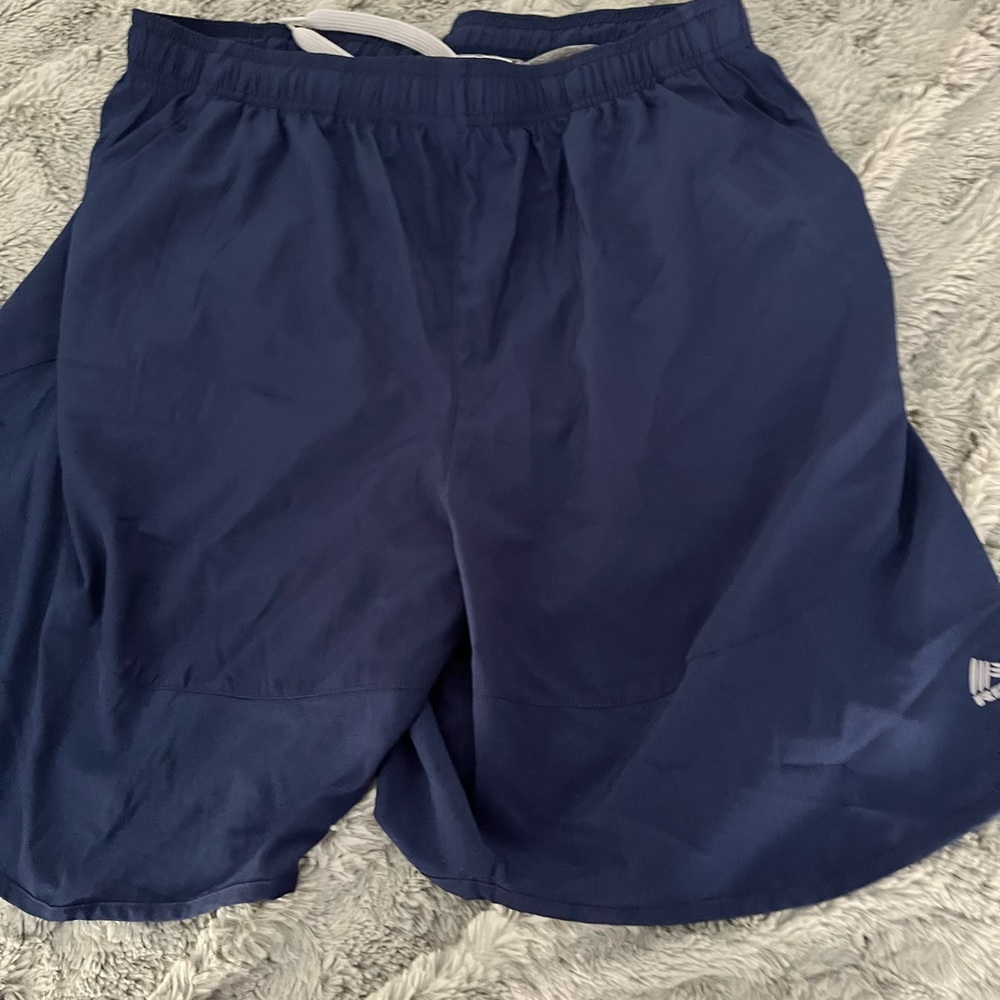 Reebok mens performance shorts. Navy. With built in compression shorts.